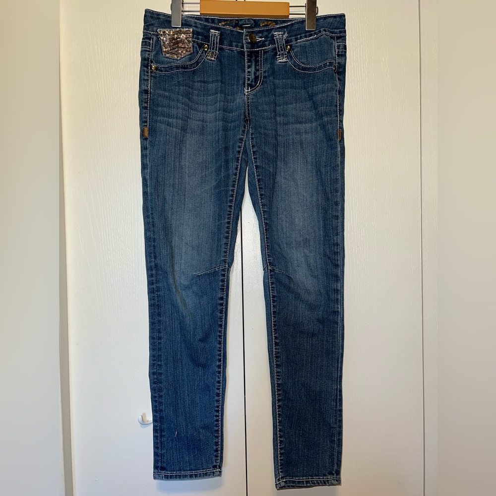 Seven7 Sequined Legging Jeans